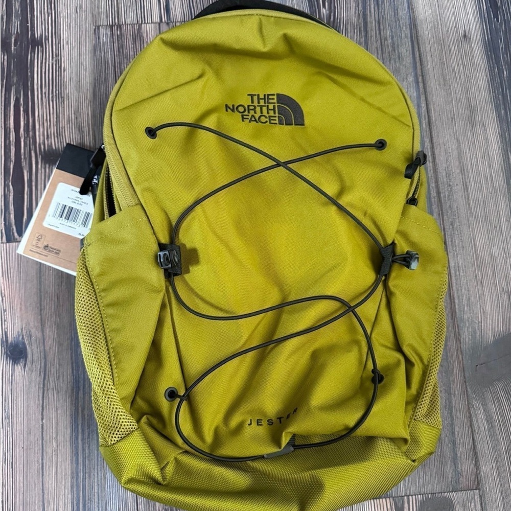 The North Face Yellow Backpack Durable Outdoor Gear